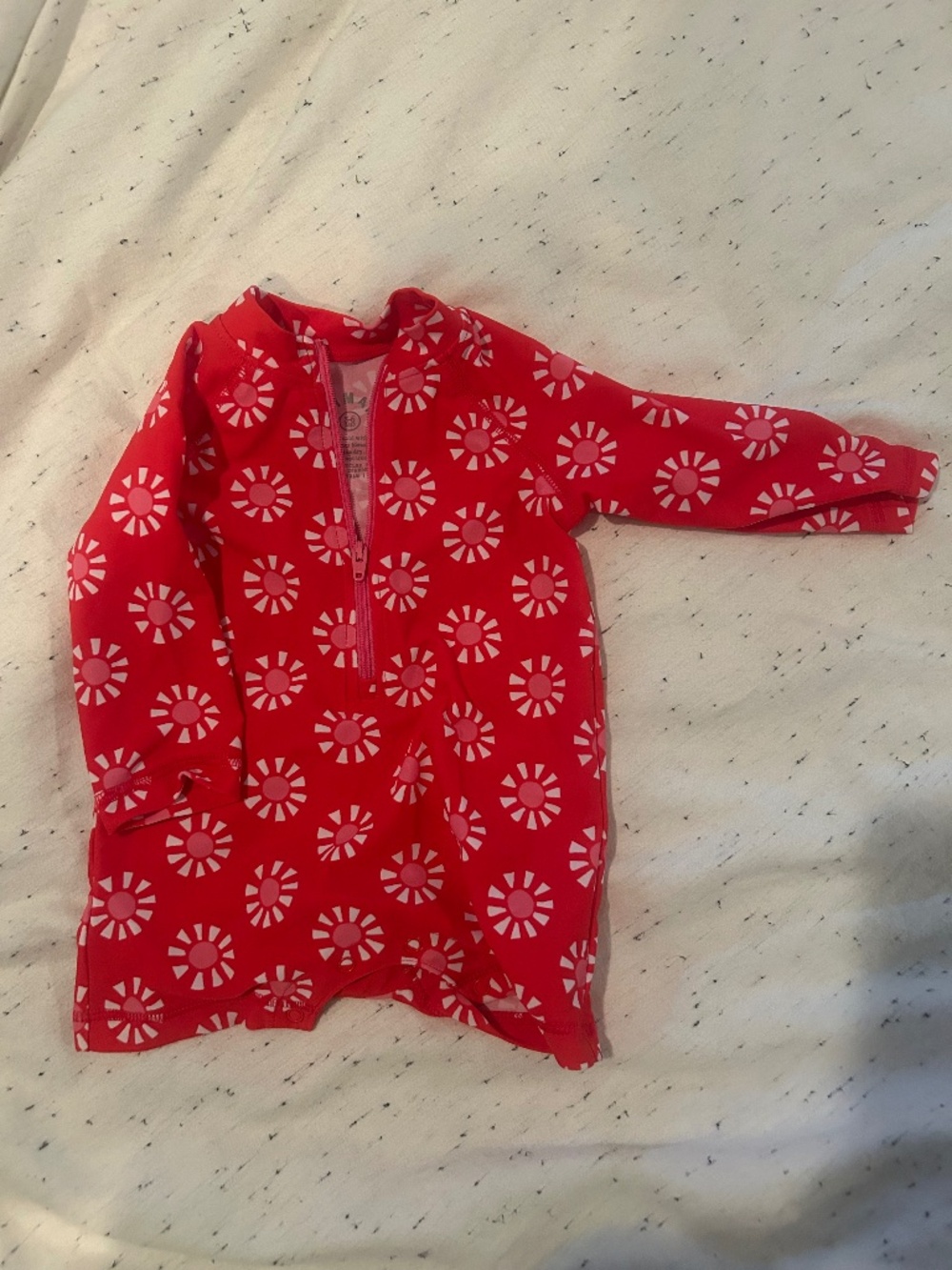 Two 3-6 month long sleeve baby girl swim / rash guard